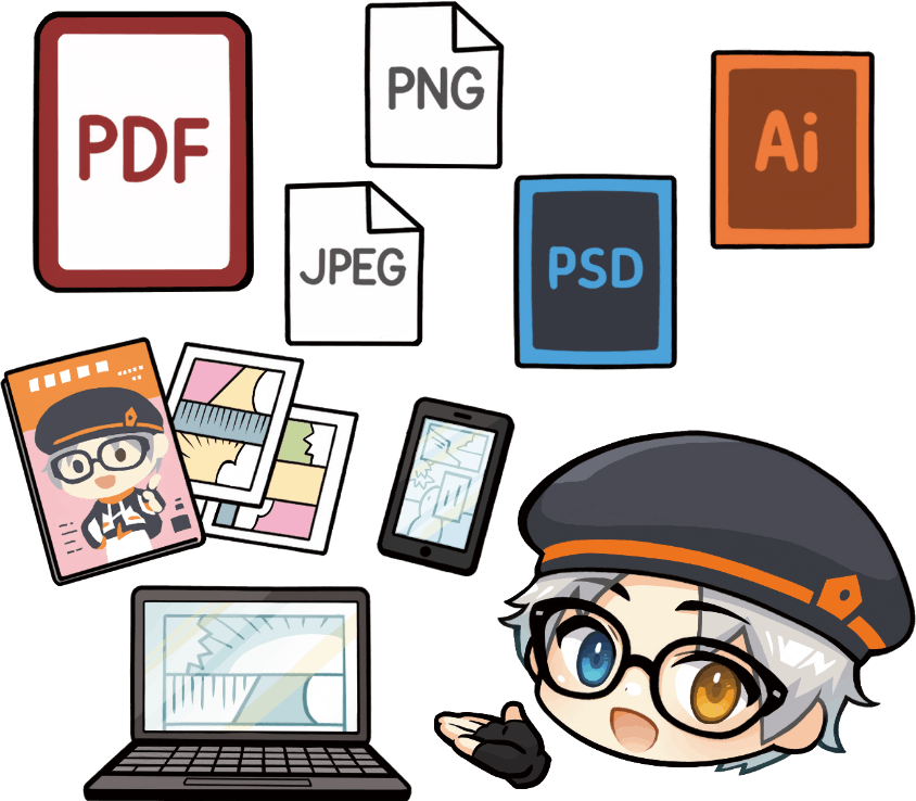 企業向け漫画制作サービスの制作フロー（ご納品）